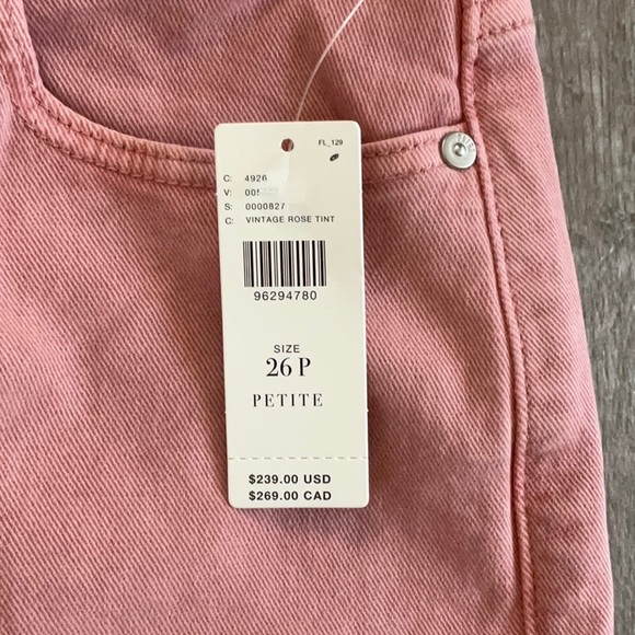 PAIGE Anessa High-Rise Crop Wide-Leg Jeans 26P NWT - Picture 8 of 9